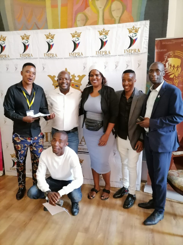 IMPRA Needletime Royalties Workshop Pretoria, Tshwane Gospel Choir Pretoria. IMPRA executive (Mr Dodo Monamodi) Pretoria State Theater